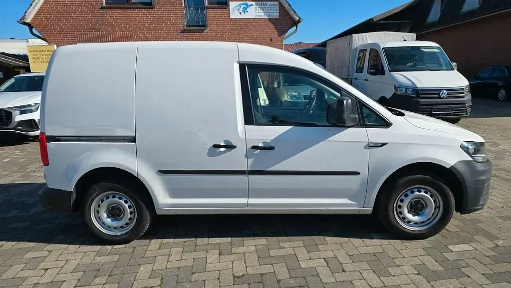 Gebraucht VW Caddy 75 PS (55 kW) 2018 Weiß Van / Kleinbus