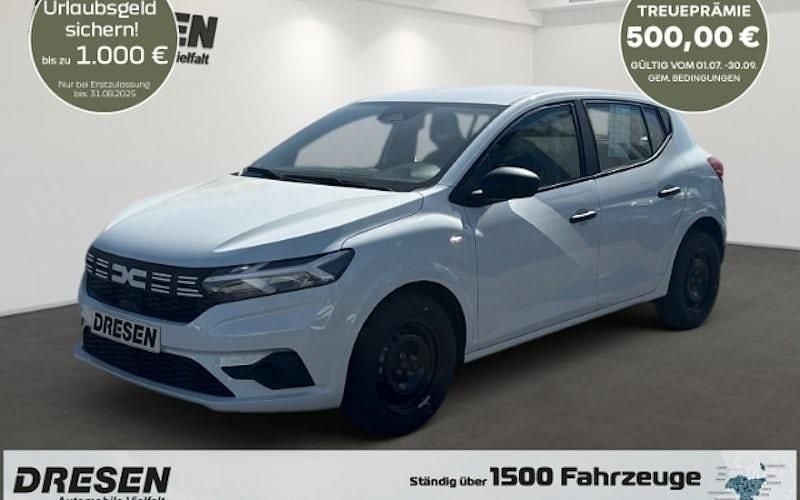 Weiss Neu 2025 Dacia Sandero Essentiel Kleinwagen | 14.999 € (Superpreis) - Bild 1/4