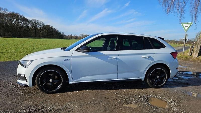 Gebraucht Skoda Scala Monte Carlo 150 PS (110 kW) 2020 Weiß Kleinwagen