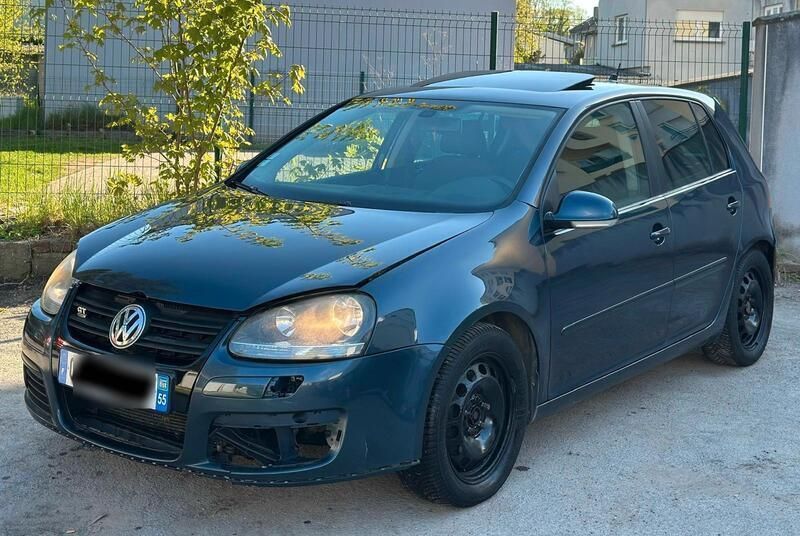 Blau Gebraucht 2008 VW Golf V GT Limousine | 2.500 € (Superpreis) - Bild 1/4