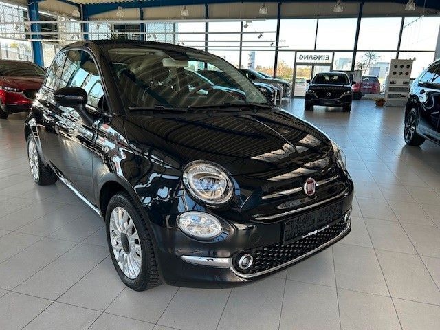 Schwarz Gebraucht 2019 Fiat 500 Lounge Cabrio | 10.750 € (Fairer Preis) - Bild 1/4