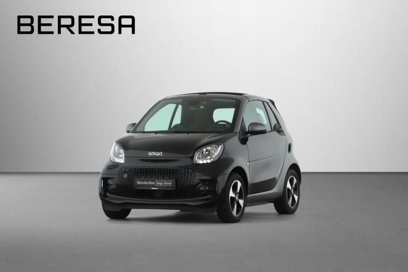 Schwarz Gebraucht 2020 Smart ForTwo Electric Drive Passion Cabrio | 9.889 € (Fairer Preis) - Bild 1/4