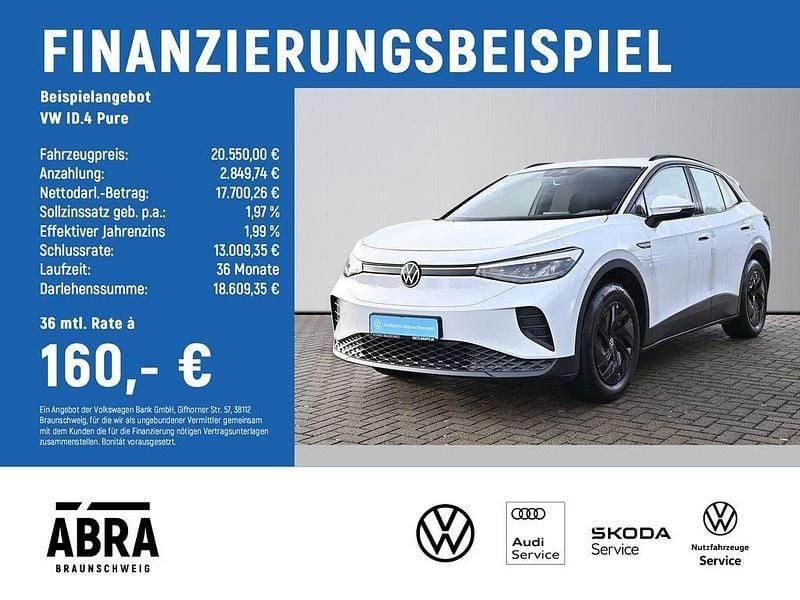 Gebraucht VW ID.4 Pure 108 kW (148 PS) 2022 Weiß SUV