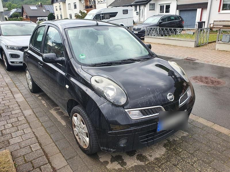 Schwarz Gebraucht 2008 Nissan Micra Kleinwagen | 1.000 € - Bild 1/4