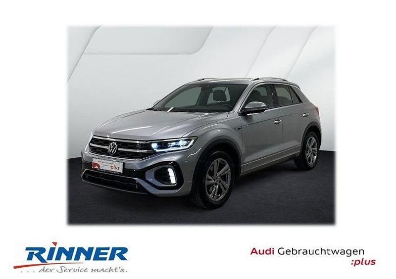 Silber Gebraucht 2023 VW T-Roc R-line SUV | 26.830 € (Superpreis) - Bild 1/4