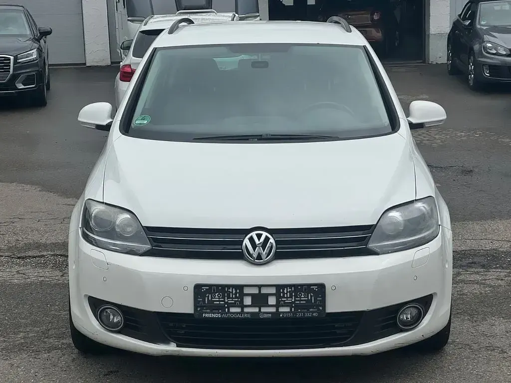 Gebraucht VW Golf Plus Cross Team 122 PS (89 kW) 2010 Weiß Van / Kleinbus