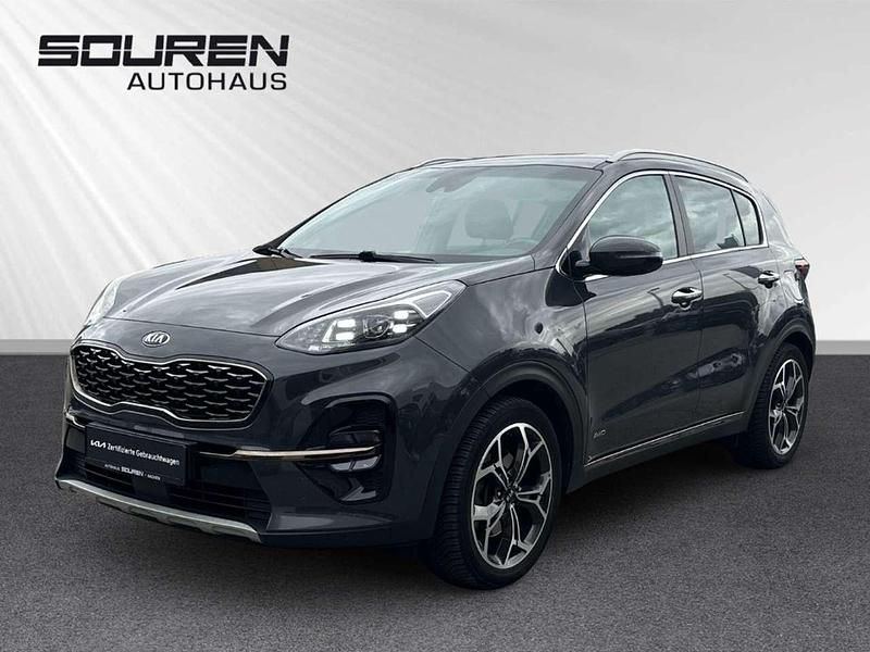 Grau Gebraucht 2021 Kia Sportage GT-Line SUV | 19.990 € - Bild 1/4