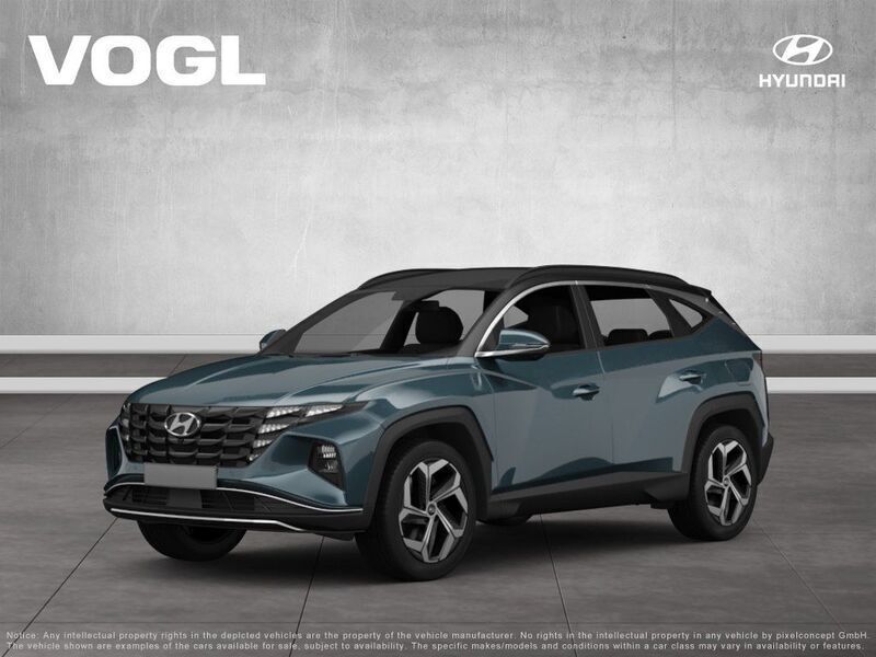 Teal blue / met Gebraucht 2024 Hyundai Tucson Select SUV | 29.910 € (Superpreis) - Bild 1/4