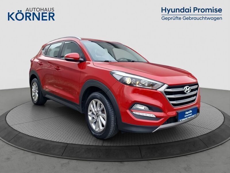 Rot Gebraucht 2016 Hyundai Tucson Trend SUV | 15.700 € (Etwas zu teuer) - Bild 1/4