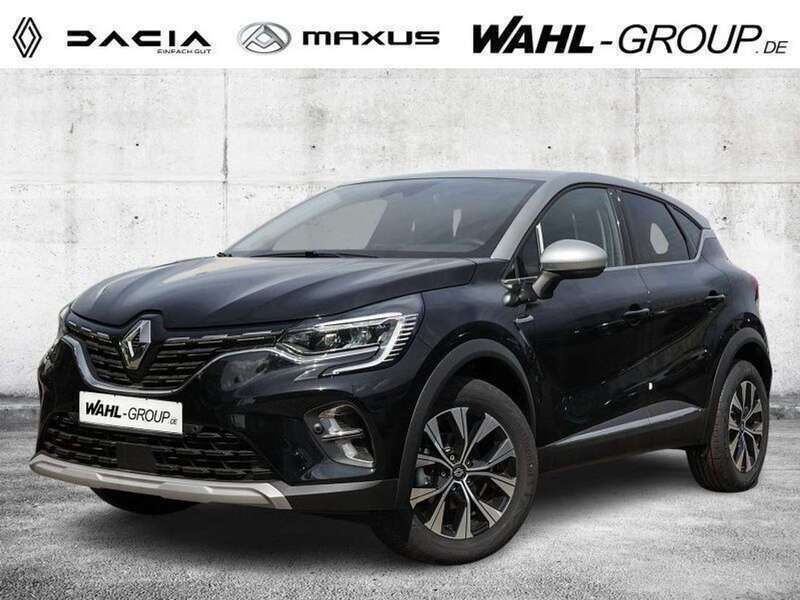 Black pearlschwarz metallic, Gebraucht 2022 Renault Captur Techno SUV | 26.576 € - Bild 1/4