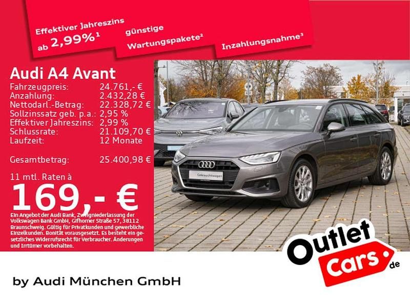 Terragrau metallic Gebraucht 2020 Audi A4 Ambiente Kombi | 24.761 € (Superpreis) - Bild 1/1