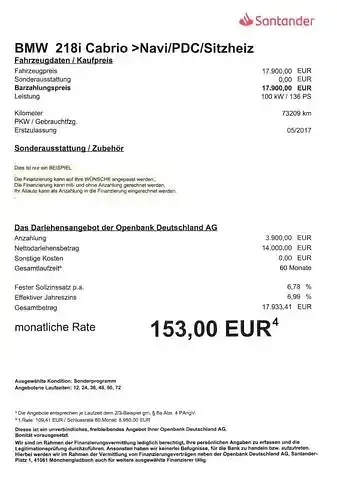Gebraucht BMW 218 136 PS (100 kW) 2017 Grau Cabrio