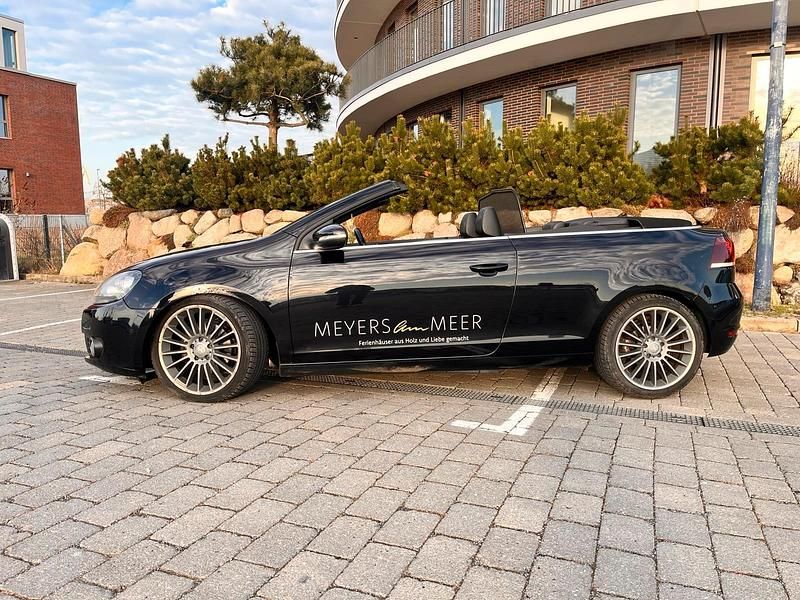 Gebraucht VW Golf Cabriolet 105 PS (77 kW) 2012 Schwarz Cabrio