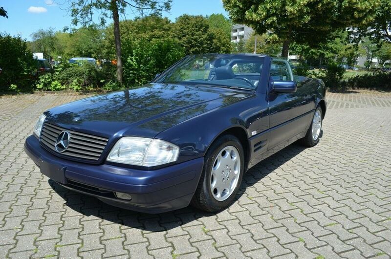 Gebraucht Mercedes SL280 193 PS (141 kW) 1997 Blau metallic Cabrio