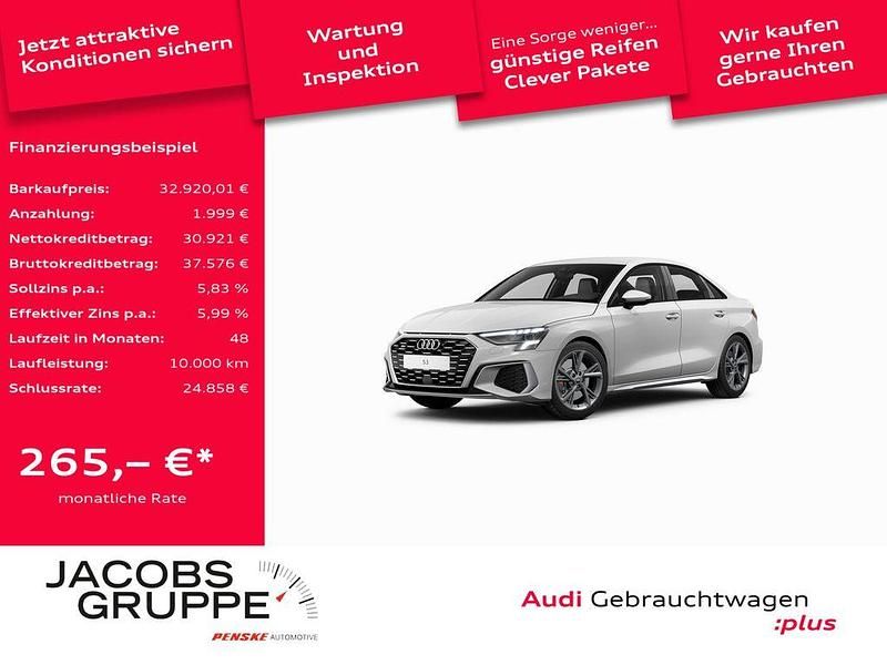 Weiß Gebraucht 2024 Audi S3 Basis Limousine | 32.920 € - Bild 1/4