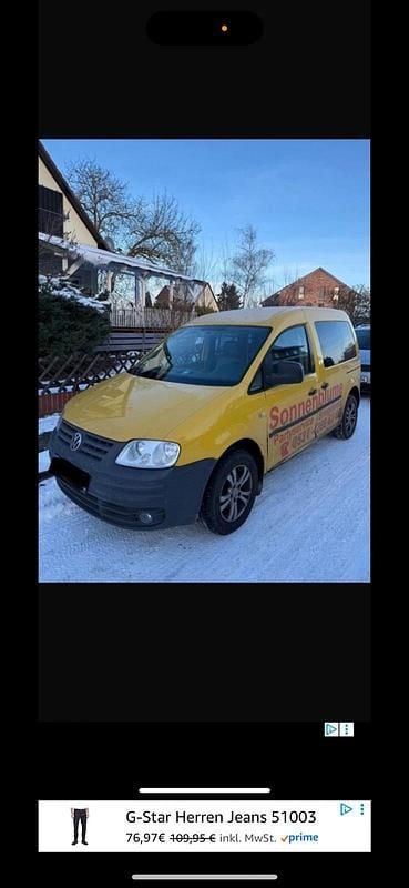 Gelb Gebraucht 2007 VW Caddy Van / Kleinbus | 1.899 € (Superpreis) - Bild 1/2
