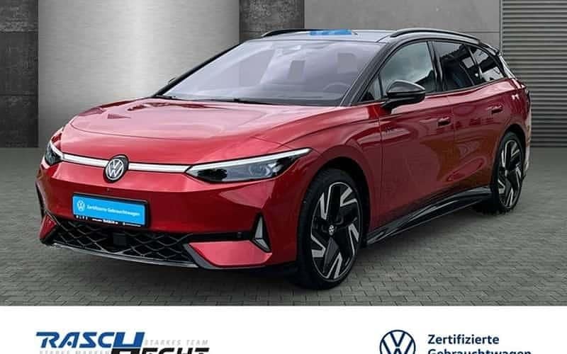 Kings red metallic Gebraucht 2024 VW ID.7 GTX Limousine | 53.980 € (Teuer) - Bild 1/4
