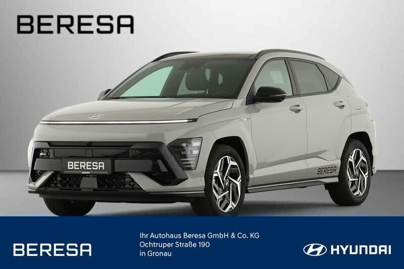 Grau Gebraucht 2023 Hyundai Kona N Line SUV | 28.935 € (Guter Preis) - Bild 1/4