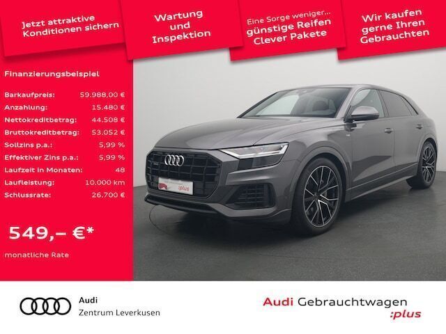 Samuraigrau metallic Gebraucht 2021 Audi Q8 Sport SUV | 59.988 € (Fairer Preis) - Bild 1/4