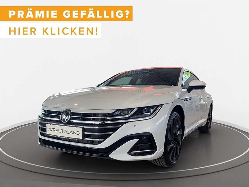 Oryxweiß perlmutteffekt Gebraucht 2023 VW Arteon R-line Kombi | 48.760 € - Bild 1/3