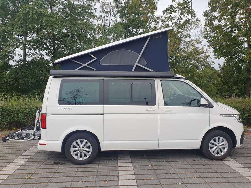 Weiß Gebraucht 2021 VW T6.1 California Van | 62.000 € - Bild 1/4
