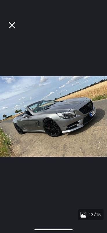 Silber Gebraucht 2012 Mercedes SL500 Cabrio | 20.900 € (Superpreis) - Bild 1/4