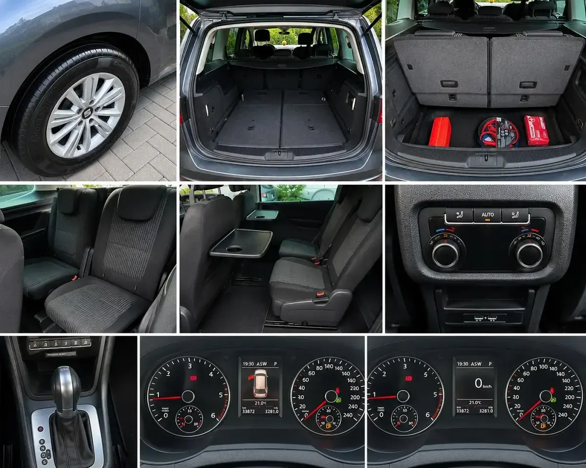 Gebraucht Seat Alhambra Style 150 PS (110 kW) 2019 Silber Van / Kleinbus