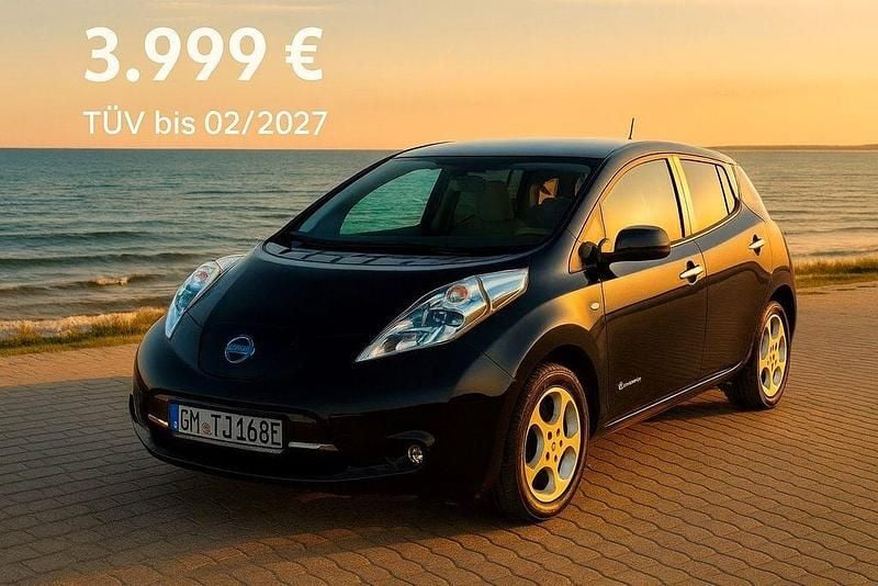Schwarz Gebraucht 2013 Nissan Leaf Basis Kleinwagen | 3.999 € (Fairer Preis) - Bild 1/4