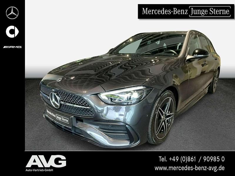 Lack graphitgrau Gebraucht 2024 Mercedes C220 AMG Kombi | 44.990 € (Etwas zu teuer) - Bild 1/4