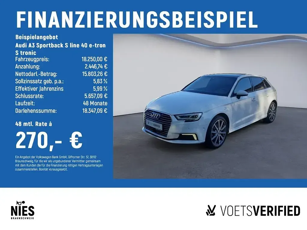 Usata Audi e-tron S-Line 203 CV (149 kW) 2020 Bianco SUV