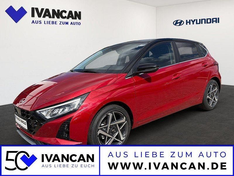 Dragon red/ phantom black Neu 2025 Hyundai i20 Prime Kleinwagen | 23.990 € (Etwas zu teuer) - Bild 1/4