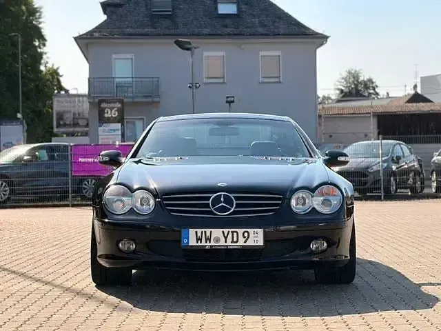 Gebraucht Mercedes SL500 306 PS (225 kW) 2002 Obsidianschwarz Cabrio