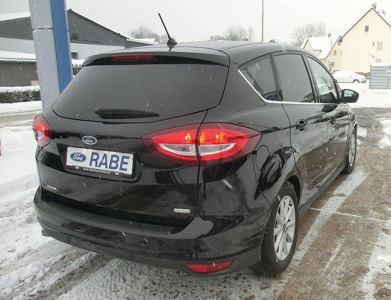 Gebraucht Ford C-MAX Titanium 125 PS (91 kW) 2017 Schwarz Van / Kleinbus