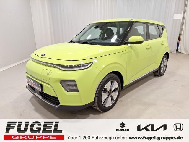 Space cadet green Gebraucht 2021 Kia Soul EV Edition 7 SUV | 15.469 € - Bild 1/4
