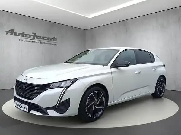 Perlmuttweiss Gebraucht 2023 Peugeot 308 Allure Limousine | 19.990 € (Fairer Preis) - Bild 1/4