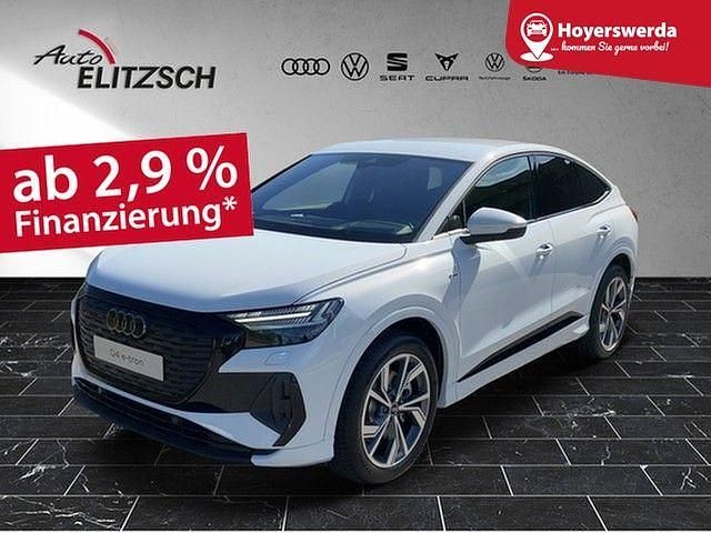 Weiß Gebraucht 2024 Audi Q4 Sportback e-tron S-Line SUV | 46.490 € - Bild 1/4
