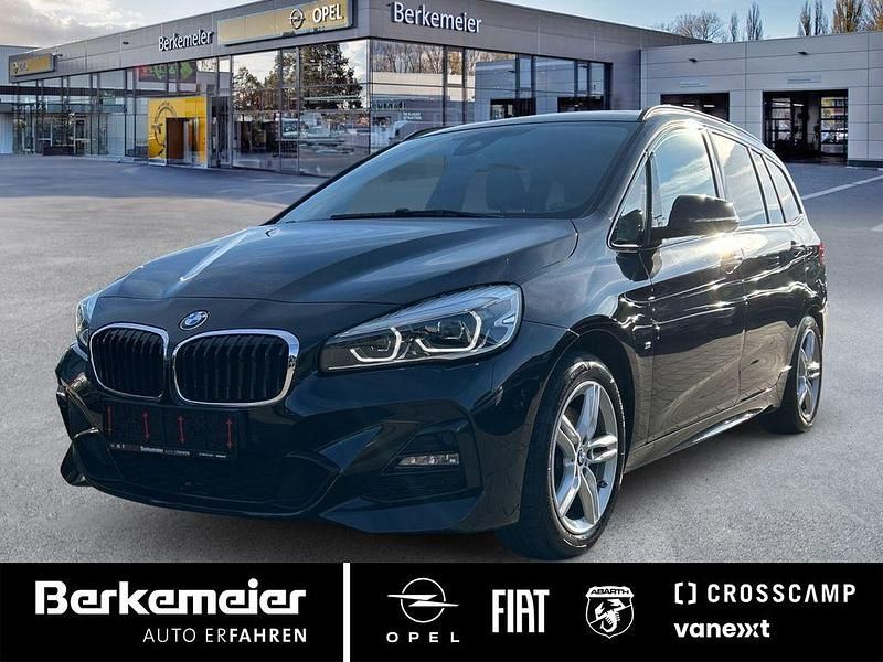 Schwarz Gebraucht 2022 BMW 218 Gran Tourer M Sport Van / Kleinbus | 23.925 € (Fairer Preis) - Bild 1/4