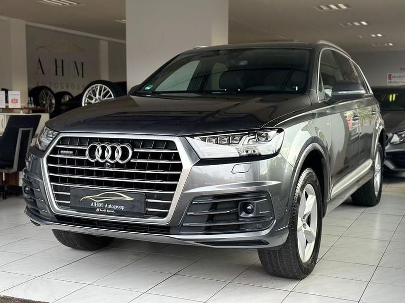 Grau Gebraucht 2016 Audi Q7 S-Line SUV | 21.690 € (Superpreis) - Bild 1/4