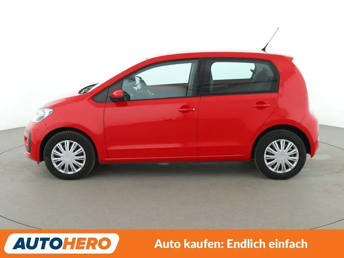 Gebraucht VW up! move up! 60 PS (44 kW) 2017 Rot Kleinwagen