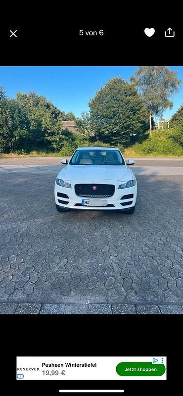 Gebraucht Jaguar F-Pace 300 PS (220 kW) 2016 Weiß SUV
