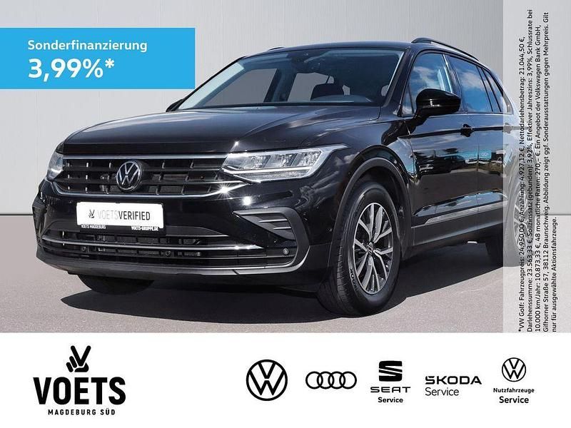 Schwarz Gebraucht 2022 VW Tiguan Life SUV | 24.480 € (Fairer Preis) - Bild 1/4