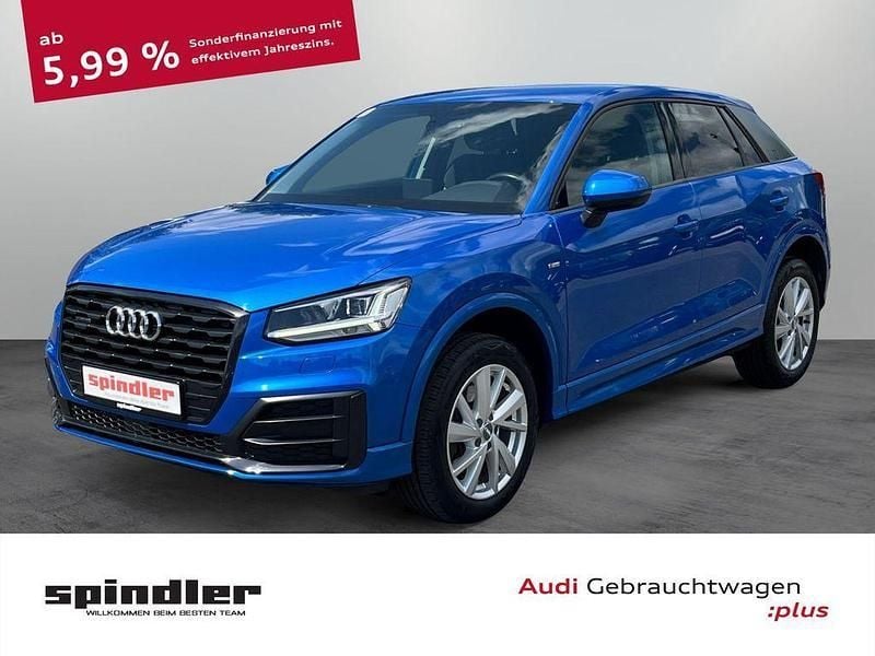 Arablau kristalleffekt Gebraucht 2019 Audi Q2 Sport SUV | 19.980 € (Guter Preis) - Bild 1/4
