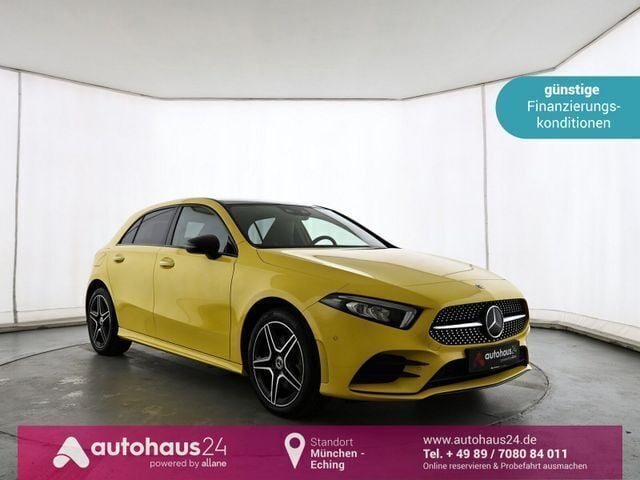 Gelb Gebraucht 2023 Mercedes A250 AMG line Limousine | 30.330 € (Fairer Preis) - Bild 1/4