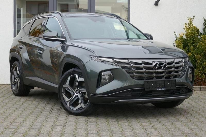 Amazon grey Gebraucht 2021 Hyundai Tucson Trend SUV | 24.670 € (Fairer Preis) - Bild 1/4