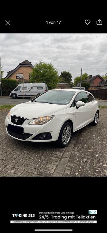 Weiß Gebraucht 2010 Seat Ibiza Kleinwagen | 2.400 € (Guter Preis) - Bild 1/4