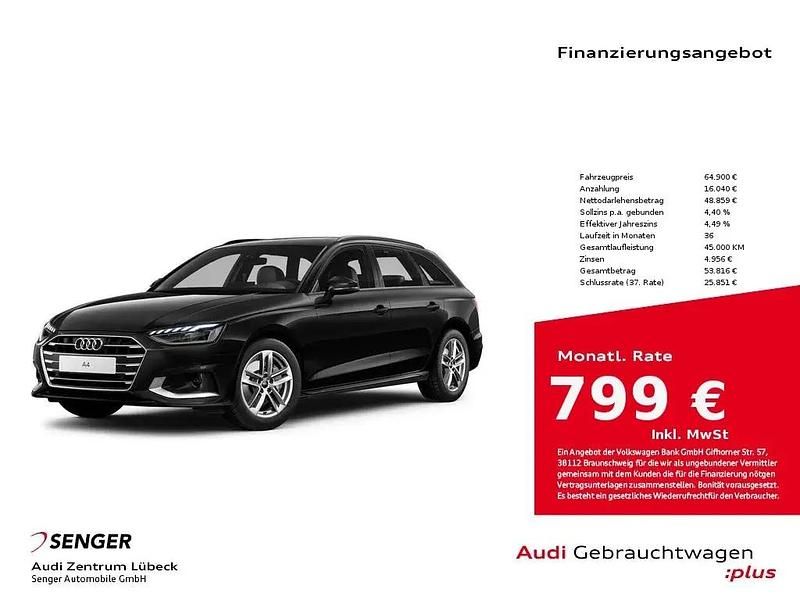 Schwarz Gebraucht 2024 Audi A4 Advanced Plus Kombi | 64.900 € - Bild 1/1
