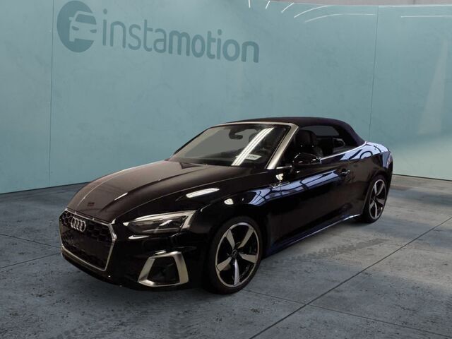 Schwarz Gebraucht 2023 Audi A5 Cabriolet S-Line Cabrio | 45.900 € (Teuer) - Bild 1/2