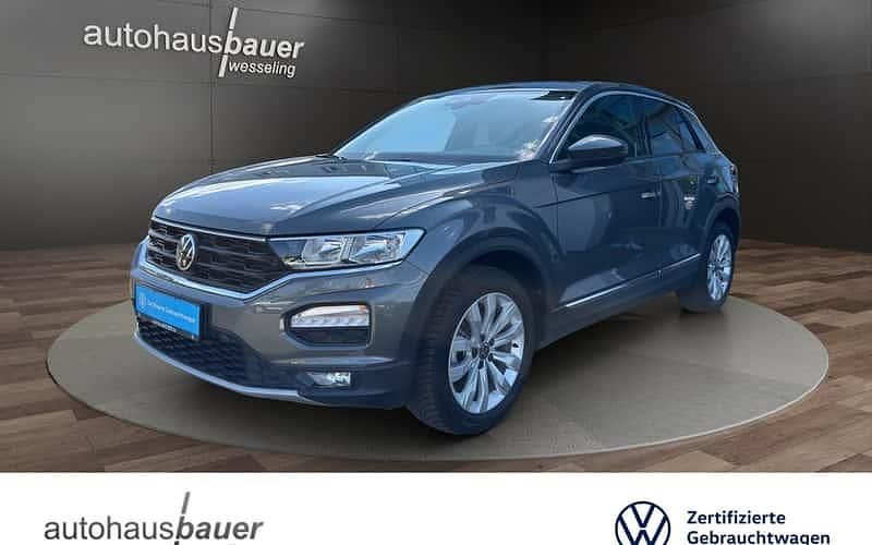 Indiumgrau Gebraucht 2021 VW T-Roc Sport SUV | 26.880 € (Fairer Preis) - Bild 1/4