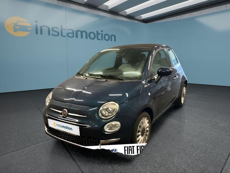 Blau Gebraucht 2021 Fiat 500C Cabrio | 13.399 € (Fairer Preis) - Bild 1/4