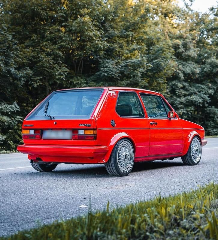 Gebraucht VW Golf I GTI 112 PS (82 kW) 1983 Rot Kleinwagen